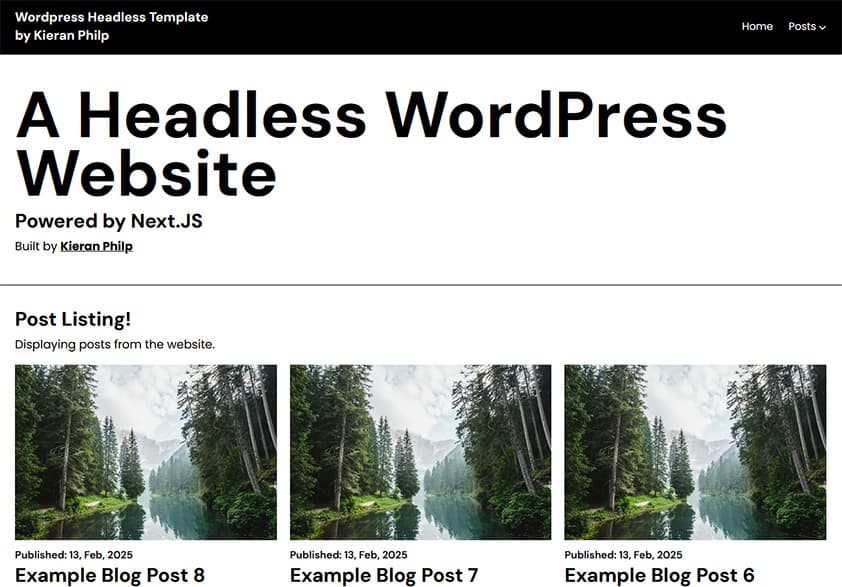 Headless WordPress Demo